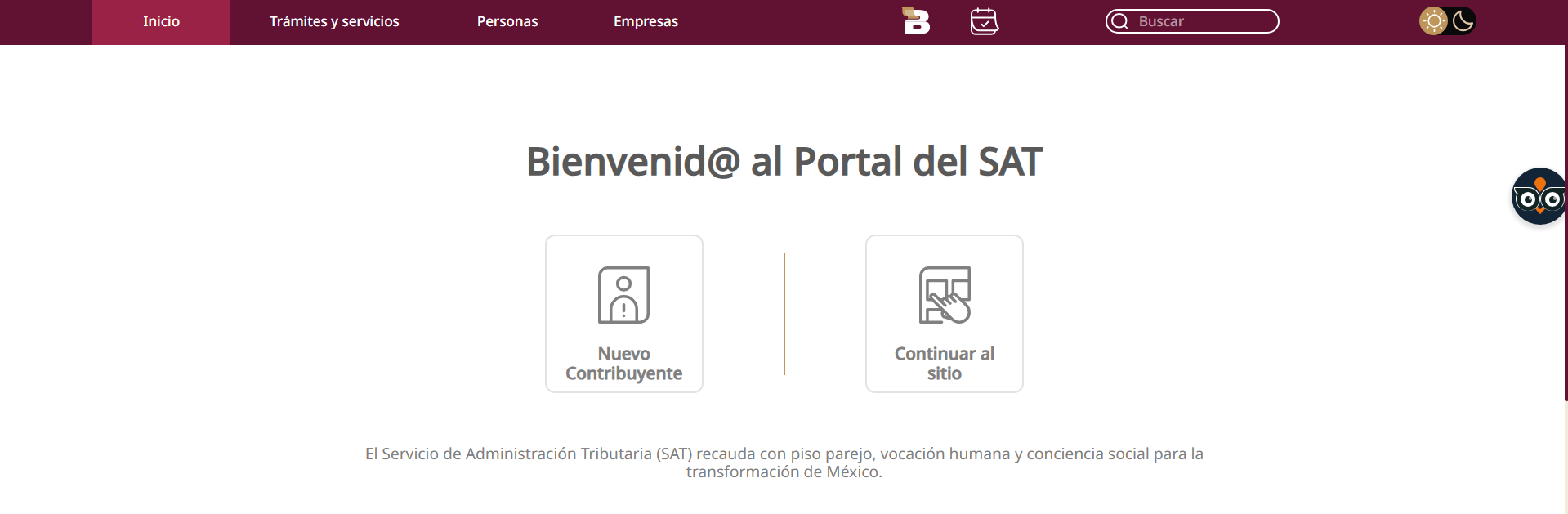 Acceso al Portal del SAT